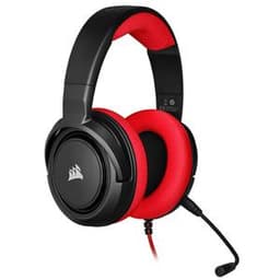 Casque réducteur de bruit gaming filaire avec micro Corsair HS35 - Noir/Rouge