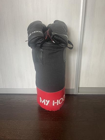 MY HOOD Boxningssäck och Boxningshandskar Svart och Röd