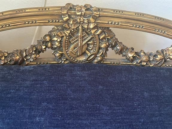 Liten soffa / Bänk Louis XV-stil 1900-talet