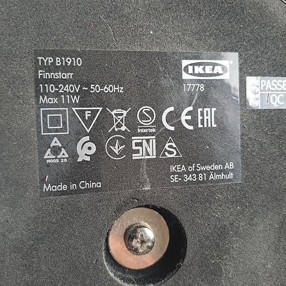 Arbetslampa  " Finnstarr " IKEA DESIGN