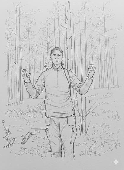 Fria armar när du bär geväret över axeln!