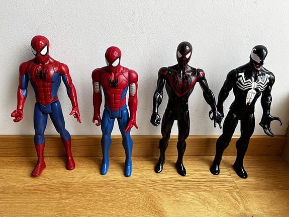 Marvel Titan Hero Series – 4 st actionfigurer 30 cm