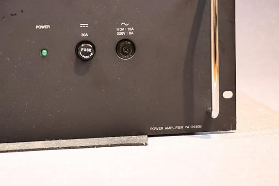 Toa Pa-3640B Effektförstärkarpanel Nominell effekt 360W