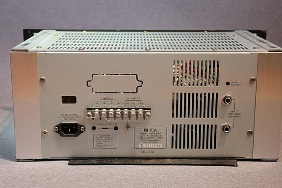 Toa Pa-3640B Effektförstärkarpanel Nominell effekt 360W