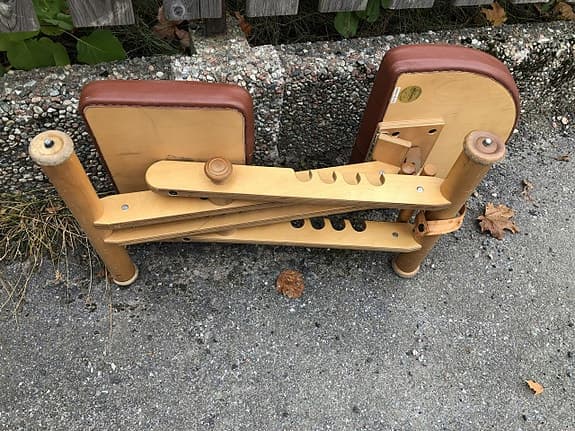 Massagebänk för nacke och rygg