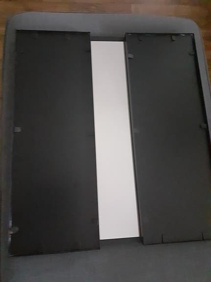 Avril spegel 3-delad/Mått 90x55