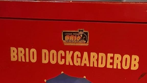 Brio dockgarderob