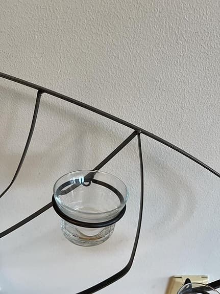 Väggljusstake för värmeljus