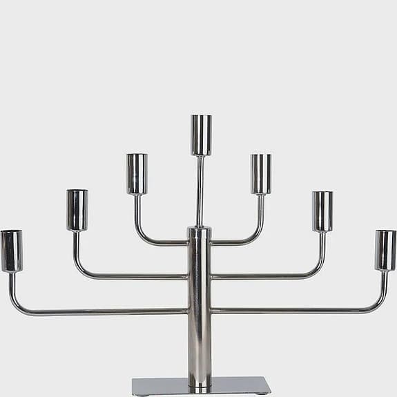 Adventsljusstakar krom