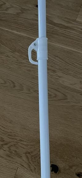 VIT NY PARASOLL 1,5 METER / DIAMETERN VINKELBAR .
