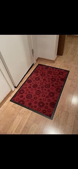 Röd hallmatta