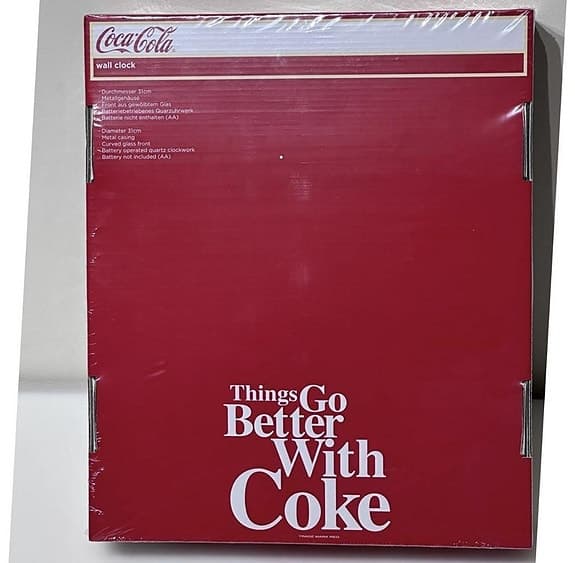 Coca-Cola Väggklocka - wall clock - nostalgic art