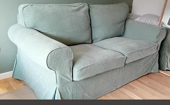 IKEA Soffa Tvåsits Grön Tyg