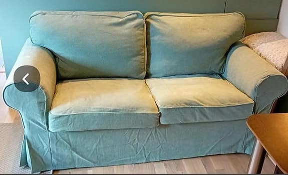 IKEA Soffa Tvåsits Grön Tyg