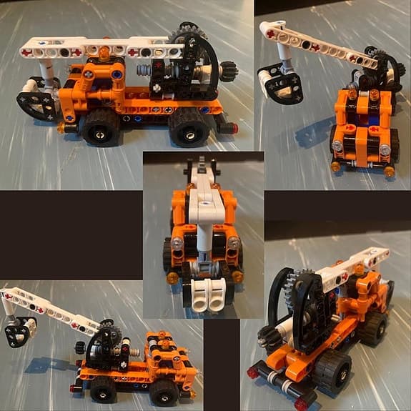 LEGO Technic samling – lastbilar, traktor & båt (8 set)