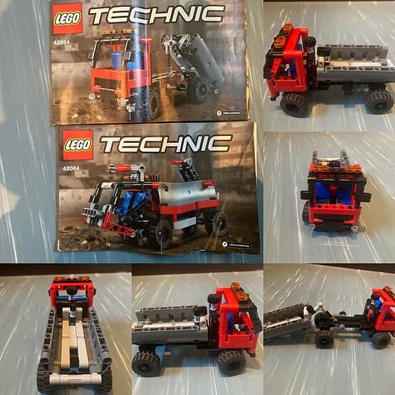 LEGO Technic samling – lastbilar, traktor & båt (8 set)