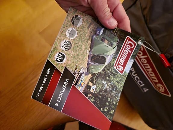 Tält fyramanna Coleman Vespucci 4 Hybrid