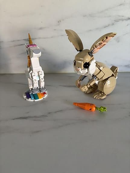 Lego creator nr 31140 &31162 enhörning & kanin
