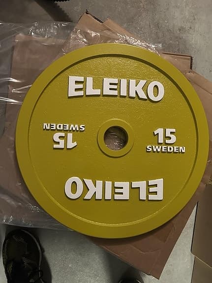 Eleiko viktplatta gymutrustning