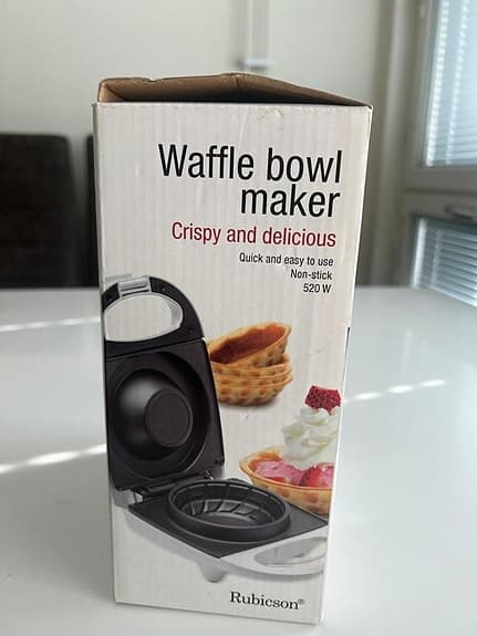 Waffle Bowl Maker – helt ny i förpackning