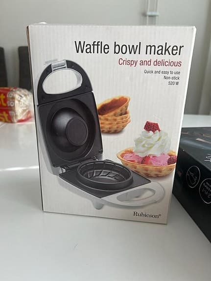 Waffle Bowl Maker – helt ny i förpackning