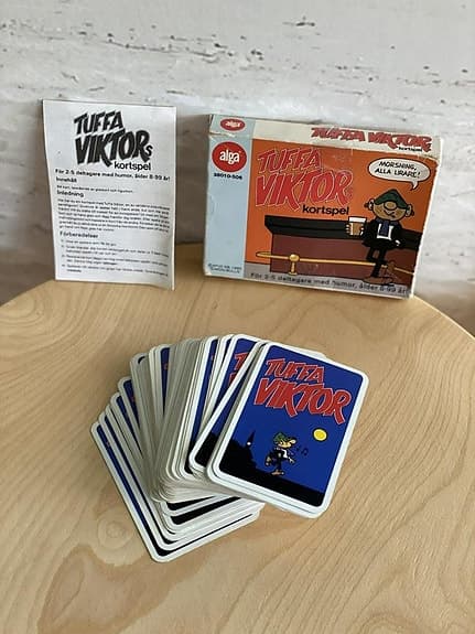 Spelet TUFFA VIKTOR, Alga, Brio, 1986, fint och komplett!