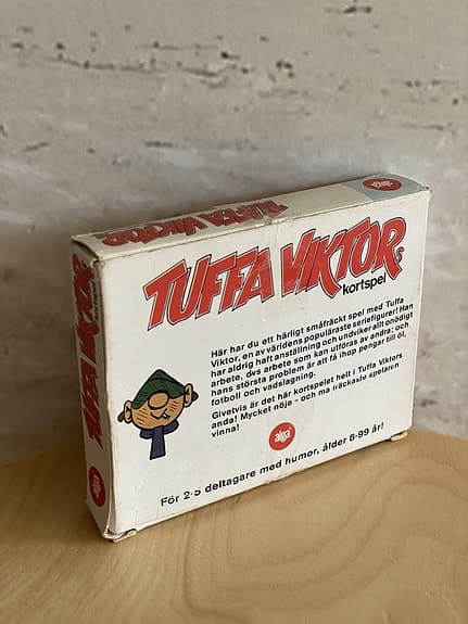 Spelet TUFFA VIKTOR, Alga, Brio, 1986, fint och komplett!