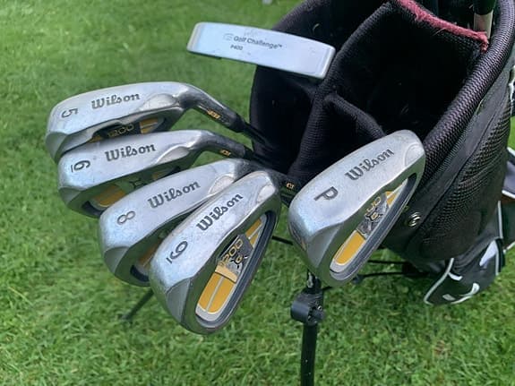 Fint Golfset för nybörjare mm höger.