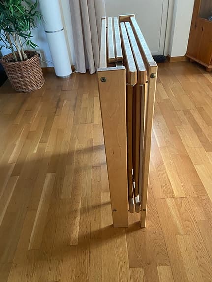 Spjälsäng, ihopfällbart