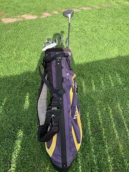 Golfset inkl Izzo bag för nybörjare mm.