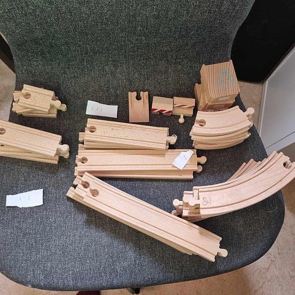 Brio 33772 Leksakstågbana i trä 41 delar