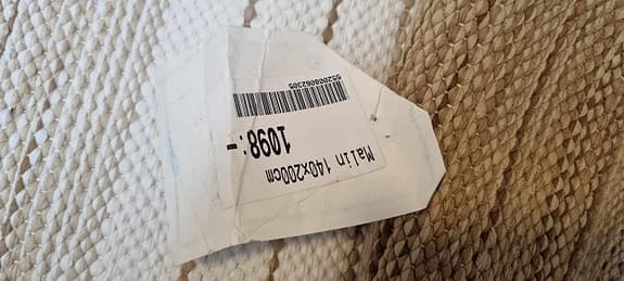 MALIN 3, Beige Matta 140/200 NY prislapp kvar