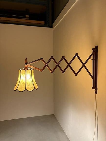 Vintage sax lampa retro stil