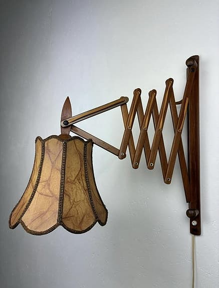 Vintage sax lampa retro stil