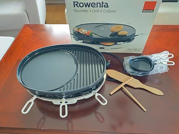 Fransktillverkad elgrill med crepespanna från Rowenta