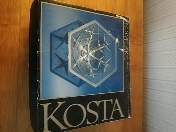 Kristall skål Snöflingan