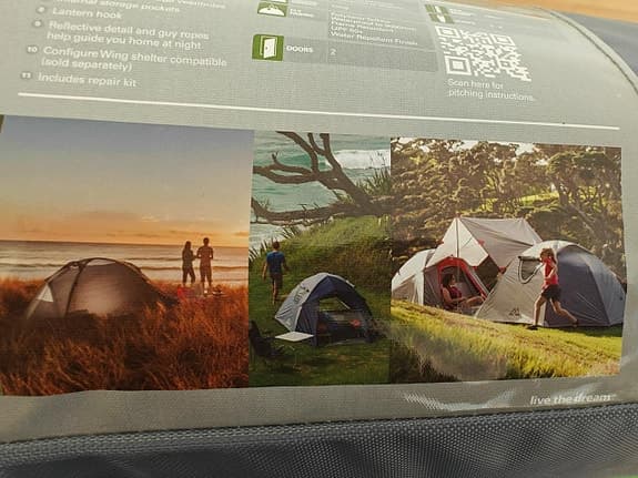 Tält Kathmandu Retreat 80, 2-3 personer, oanvänt