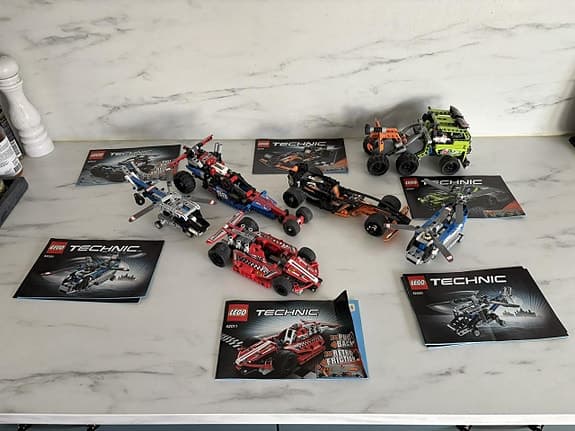 Lego Technic 6 modeller