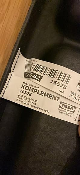 lådinsatser Ikea komplement