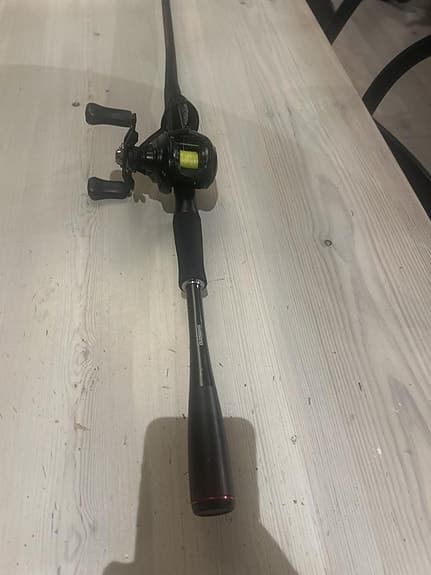 shimano spö med daiwa rulle