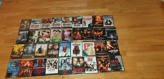 36 st DVD Filmer