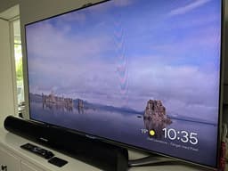 55" Samsung TV stativ väggfäste chromecast gen1 AppleTv ge