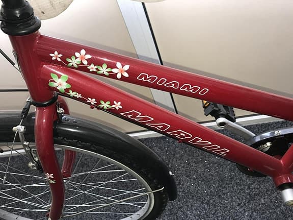 Damcykel,Tjej,flickcykel 24tum marvil