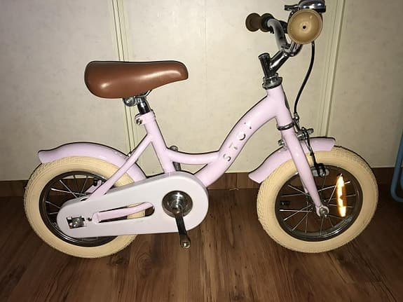 stoy barncykel 12 tum rosa