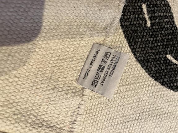 Bilmatta, lekmatta, barnmatta, bomullsmatta för barn