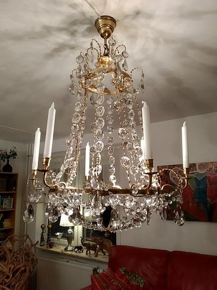 Kristallkrona av Bröderna Hanson från 1934