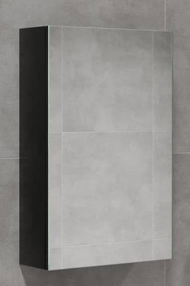 Camden spegelskåp, svart, Bath delux