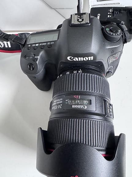 Canon EOS 5DsR kamerahus + Canon EF 24-105mm f/4L IS II USM