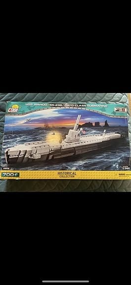 Cobi USS Waho / SS-238 / Gato Class Submarine, 700 delar
