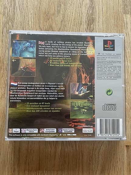 Rayman 2 - The Great Escape PLATINUM, Playstation 1.
